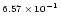 $\scriptstyle{6.57\,\times\, 10^{-1}}$