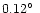 $0.12\hbox{$^\circ$ }$