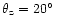 $\theta_{\rm z}=20\hbox{$^\circ$ }$
