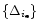 $\displaystyle\{\Delta_{i_{\rm e}}\}$