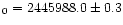 $_{0}=2445988.0 \pm 0.3$