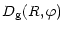 $\displaystyle %
D_{\rm g}(R,\varphi)$