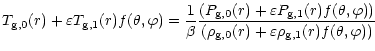 $\displaystyle %
{T_{\rm g,0}(r) +\varepsilon T_{\rm g,1}(r) f(\theta,\varphi) =...
...)) \over (\rho_{\rm g,0}(r) +\varepsilon \rho_{\rm g,1}(r)
f(\theta,\varphi))}}$