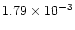 $1.79 \times 10^{-3}$