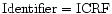 ${\rm Identifier}={\rm ICRF}$