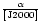 ${\alpha\over{\rm {[J2000]}}}$