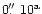$0\hbox{$.\!\!^{\prime\prime}$ }10^{\rm a}$