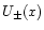 $U_{\pm }(x) $