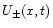 $U_{\pm }(x,t)$