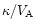 $\kappa /V_{\mathrm{A}}$