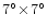 $7^{\circ}\!\times\!7^{\circ}$