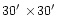 $30\hbox{$^\prime$ }\!\times\!30\hbox{$^\prime$ }$