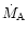 $\dot M_{\rm A}$