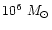 $10^{6}~M_\odot$