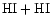 ${\rm HI} + {\rm HI}$