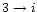$3\rightarrow i$
