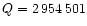 $Q=2\,954\,501$