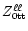 $Z^{\ell\ell}_{\rm0tt}$