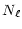 $\displaystyle N_\ell$