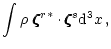 $\displaystyle \int\rho~{\zeta\hspace{-.19cm}\zeta\hspace{-.19cm}\zeta^r}^*\cdot\zeta\hspace{-.19cm}\zeta\hspace{-.19cm}\zeta^s {\rm d}^3x\,,$