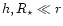 $h,R_{\star}\ll r$