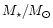 $M_{\star}/M_{\odot}$