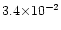 $3.4{\times}10^{-2}$