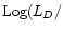 $\mbox{Log}(L_D/$