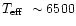 $\mbox{$T_{\rm eff}$ }\sim 6500$