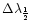 $\Delta\lambda_{\frac{1}{2}}$