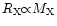$R_{\rm X}{\propto}M_{\rm X}$