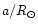 $a/R_\odot$