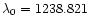 $\lambda_0=1238.821$