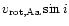 $v_{\rm rot,Aa} \sin i$