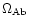 $\Omega_{\rm
Ab}$