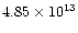$4.85\times 10^{13}$