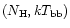 $(N_{\rm H}, kT_{\rm bb})$