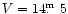 $V=14\hbox{$.\!\!^{\rm m}$ }5$