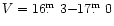 $V = 16\hbox{$.\!\!^{\rm m}$ }3 {-} 17\hbox{$.\!\!^{\rm m}$ }0$