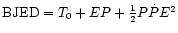 $\mbox{BJED} = T_0 + E P + \frac{1}{2} P \dot{P} E^2$