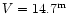 $V=14.7^{\rm m}$