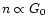$n \propto G_{\rm0}$