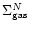 $\Sigma_{\rm gas}^N$