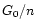 $G_{\rm0}/n$