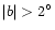 $\vert b\vert > 2^\circ $