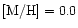 $\rm [M/H]=0.0$