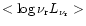 $<\log\nu_{\rm r} L_{\nu_{\rm r}}>$