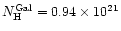 $N_{\rm H}^{\rm Gal} = 0.94 \times 10^{21}$