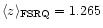 $\langle z
\rangle_{\rm FSRQ}= 1.265$