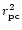 $r_{\rm pc}^{2}$